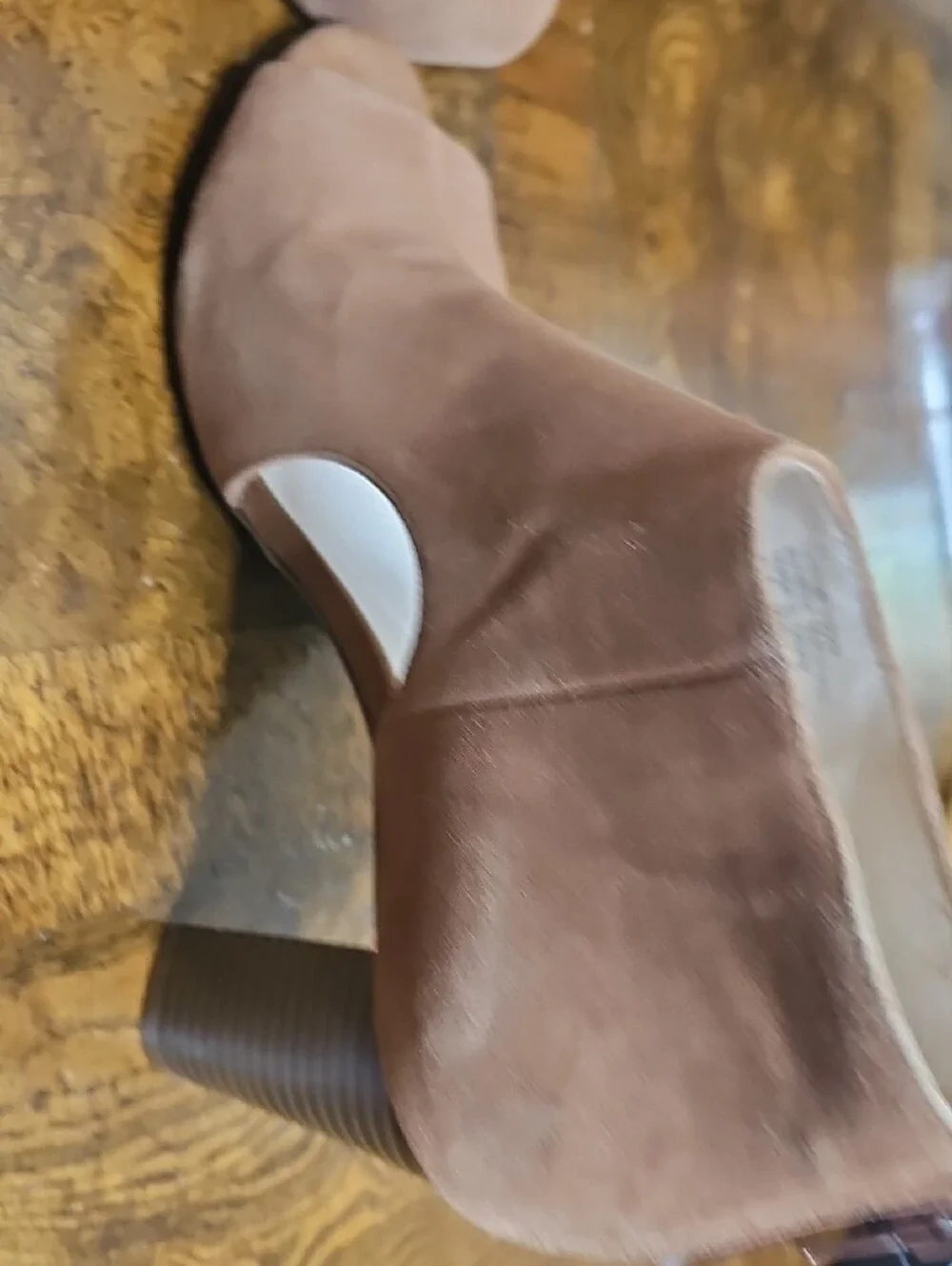 Alfani suede peep